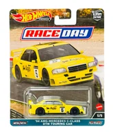 Samochody i pojazdy dla dzieci - HOT WHEELS 2021 '94 AMG-MERCEDES C-CLASS DTM TOURING CAR RACE DAY 5/5 HKC62 - miniaturka - grafika 1