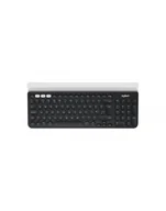 Klawiatury - LOGITECH K780 Multi-Device Wireless Keyboard - DARK GREY/SPECKLED WHITE - 2.4GHZ/BT CH - miniaturka - grafika 1