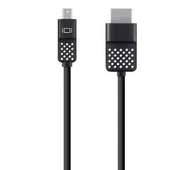 Kable komputerowe i do monitorów - Belkin Kabel Mini DisplayPort-HDMI 1,8m 4k czarny - miniaturka - grafika 1