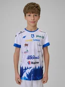 Koszulki dla dziewczynek - 4F Koszulka meczowa replika domowa z sezonu 2025/26 dziecięca 4F x Ślepsk Suwałki - biała 98/104 - miniaturka - grafika 1