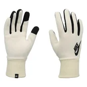 Rękawiczki - Nike W TG Club polarowe rękawiczki do fitnessu damskie w kolorze kokosowym mleczne/czarne/czarne, rozmiar: L, N.100.4361.119.LG - miniaturka - grafika 1