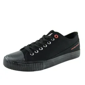 Trampki męskie - Trampki męskie CROSS JEANS JJ1R4032C czarne - miniaturka - grafika 1