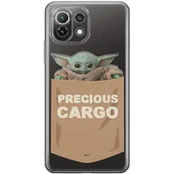 Etui i futerały do telefonów - ERT GROUP etui na telefon Xiaomi 11 LITE 4G / 11 LITE 5G, case oryginalny i oficjalnie licencjonowany przez Star Wars, wzór Baby Yoda 030, optymalnie dopasowane, plecki z TPU częściowo przeźroczyste - miniaturka - grafika 1