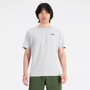 Koszulka męska New Balance MT33517AG  szara - Koszulki męskie - miniaturka - grafika 1