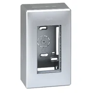 Inne akcesoria elektryczne - Obudowa natynkowa SIMON 500 1×S500 aluminium - miniaturka - grafika 1