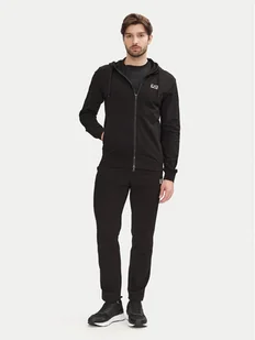 EA7 Emporio Armani Dres 8NPV62 PJVRZ UC001 Czarny Regular Fit - Dresy męskie - miniaturka - grafika 1