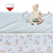 Inne akcesoria do pielęgnacji dzieci - Mata do przewijania KRÓLICZKI Mata Wielorazowa NappiMe - miniaturka - grafika 1