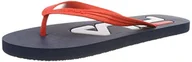 Klapki i japonki męskie - FILA Troy Men japonki męskie, Dress Blues High Risk Red, 45 EU - miniaturka - grafika 1