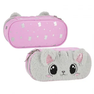 Piórnik saszetka 1zamek Kitty pluszowy Starpak 550894 - Piórniki - miniaturka - grafika 1