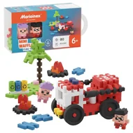 Klocki - Marioinex Mini Waffle City Wóż Straży Pożarnej - miniaturka - grafika 1