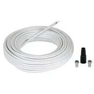 Kable - Hama Kabel antenowy 75dB 10m + wtyk F 2 szt. + osłona 56606 - miniaturka - grafika 1