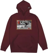 Bluzy męskie - bluza męska DGK (BRUCE LEE) DOUBLE DRAGON HOODIE Burgundy - miniaturka - grafika 1