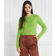 Swetry damskie - MAX&Co. Sweter | Cropped Fit | z dodatkiem wełny - miniaturka - grafika 1