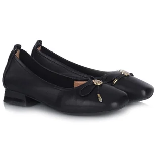 Baleriny damskie Loretta Vitale W5323 BLACK 36 - Baleriny - miniaturka - grafika 1