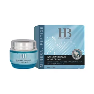 H&B, Intensywnie regenerujący krem na noc z peptydami i kwasem hialuronowym, 50ml - Kremy do twarzy - miniaturka - grafika 1
