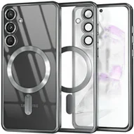 Etui i futerały do telefonów - Etui do Galaxy S25 Plus 5G MagSafe, srebrne - miniaturka - grafika 1