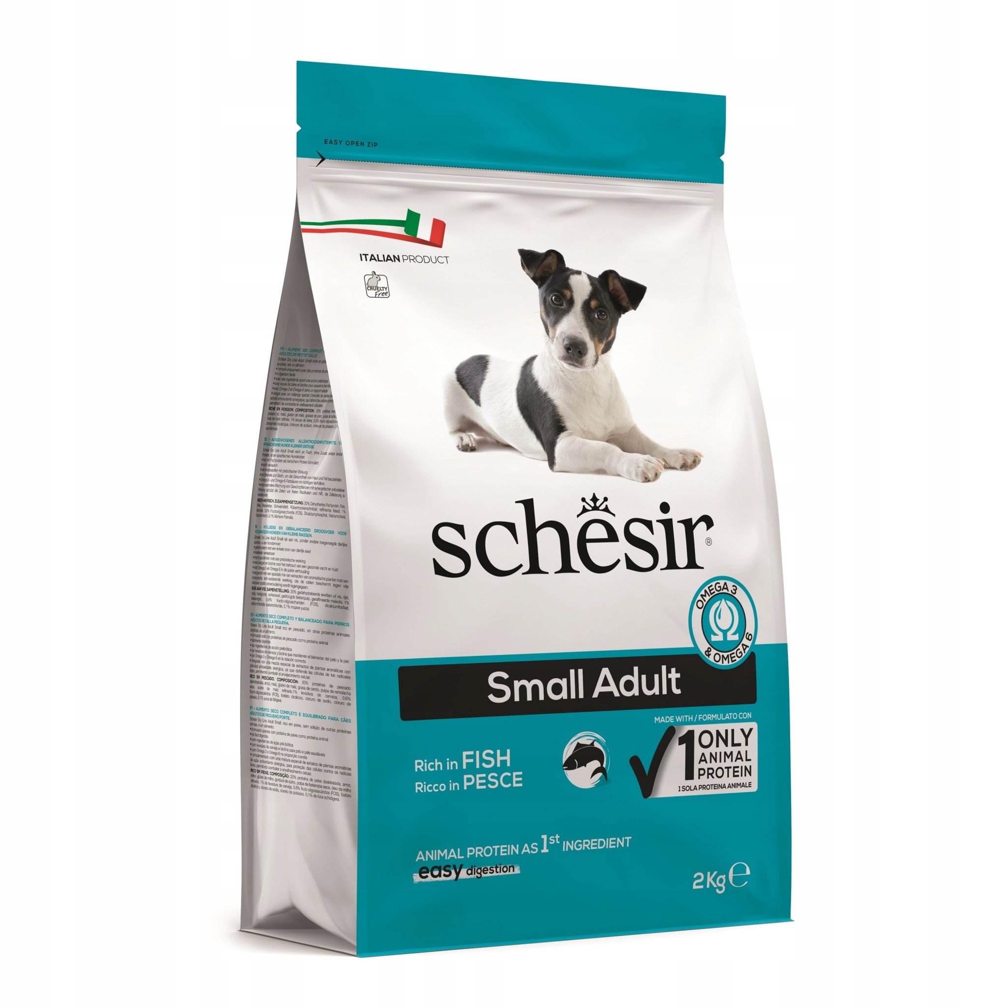 Schesir Dog Small Adult z rybą - 2 kg