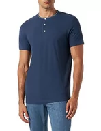 Koszulki męskie - s.Oliver Męski T-shirt z krótkim rękawem, niebieski, XXL - miniaturka - grafika 1