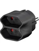 Akcesoria car audio - Wentronic 2 X adapter Euro Czarny czarny 4040849510021 - miniaturka - grafika 1