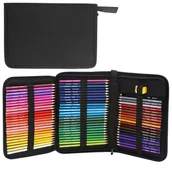 Piórniki - Zestaw Kredki Do Rysowania Szkicowania Sześciokątne Piórnik Etui 72el LEAN - miniaturka - grafika 1