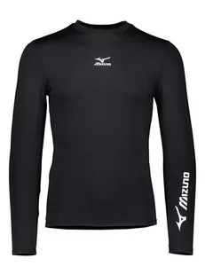 Mizuno Koszulka funkcyjna w kolorze czarnym - Koszulki sportowe damskie - miniaturka - grafika 1