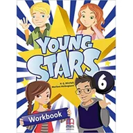 Książki obcojęzyczne do nauki języków - Young Stars 6. Workbook (includes CD-rom) - miniaturka - grafika 1