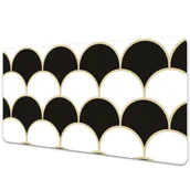 Podkładki na biurko - Ochronna podkładka na biurko Rybia łuska 90x45 cm - miniaturka - grafika 1