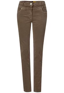 Spodnie damskie - Cecil Damskie spodnie B375747 Casual, Pine bark Brown, W33/L30, Pine Bark Brown, 33W / 30L - grafika 1