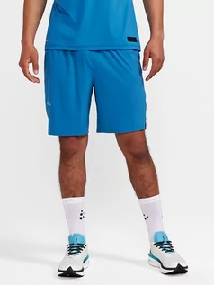 Spodnie sportowe męskie - Craft Szorty "Pro Hypervent" w kolorze niebieskim do biegania - grafika 1