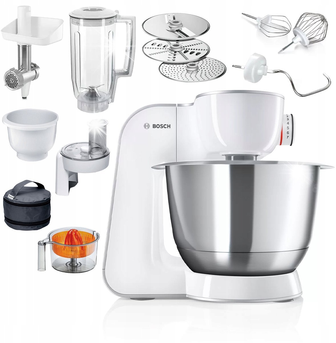 Bosch Serie 4 MUM58258 1000W Tryb Pulsacyjny 3.9L