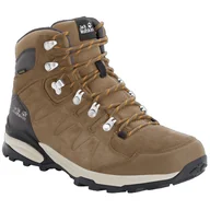 Buty trekkingowe damskie - Buty damskie Jack Wolfskin Refugio Texapore Mid W Rozmiar butów (UE): 39 / Kolor: brązowy - miniaturka - grafika 1