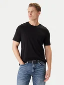 Koszulki męskie - Calvin Klein T-Shirt LV04LB275G Czarny Regular Fit - miniaturka - grafika 1