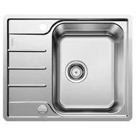 Zlewozmywaki - Blanco LEMIS 45 S-IF Mini Stal szczotkowana, odwracalny, korek auto. (525114) - miniaturka - grafika 1