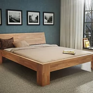 Łóżka - TARTAK MEBLE Łóżko CALM TARTAK MEBLE drewniane Rozmiar 160x200 Wybarwienie Białe PS2590_65754 - miniaturka - grafika 1