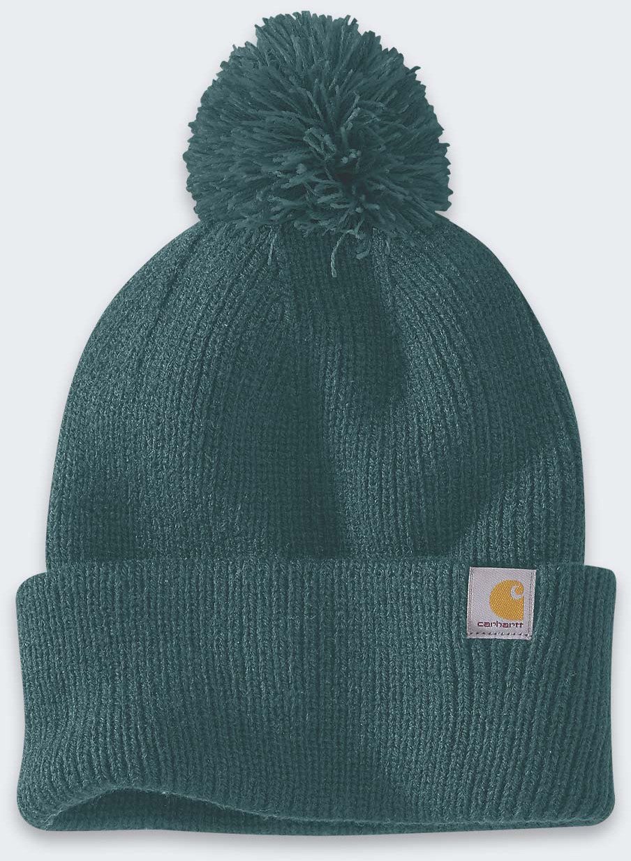 Czapka z Pomponem Carhartt Cuffed Greenstone