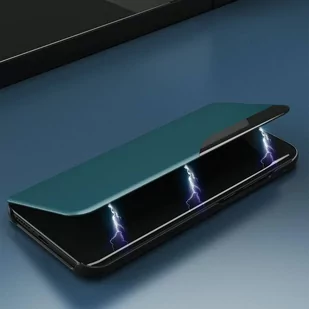 Eco Leather View Case elegancki futerał etui z klapką i funkcją podstawki Xiaomi Poco M3 / Xiaomi Redmi 9T czarny - Etui i futerały do telefonów - miniaturka - grafika 10