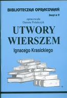 Pomoce naukowe - Utwory Wierszem Ignacego Krasickiego. Biblioteczka opracowań. Zeszyt nr 9 - Danuta Polańczyk Oprac - książka - miniaturka - grafika 1