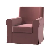 Pokrowce na meble - Pokrowiec na fotel Ektorp, DEKORIA, Jennylund, jasna śliwka, 78x85x84 cm - miniaturka - grafika 1