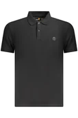 Koszulki męskie - TIMBERLAND POLO KRÓTKI RĘKAW MĘSKI CZARNY - miniaturka - grafika 1