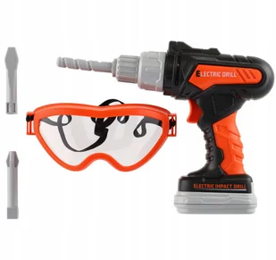 Zestaw Wiertarko-Wkrętarka Na Baterie Dla Dzieci Łatwa W Obsłudze + Wiertła - Zabawy w naśladowanie dorosłych - miniaturka - grafika 1