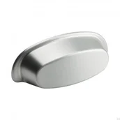 Zawiasy, okucia i inne akcesoria - Uchwyt meblowy muszlowy Pharma 64 Srebrny szczotkowany - miniaturka - grafika 1