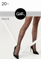 Rajstopy - RAJSTOPY GATTA DOTSY WZ 16 (kolor Nero, rozmiar 3) - miniaturka - grafika 1