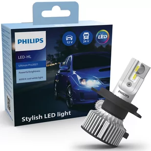 Philips żarówki LED H4 Ultinon PRO3021 - Żarówki samochodowe - miniaturka - grafika 1