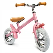 Rowerki biegowe - Rowerek Biegowy Pompowane Koła różowy prezent dla 3 latki dla Dziewczynki - miniaturka - grafika 1