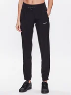 Spodnie sportowe damskie - CMP Spodnie dresowe 3C83176 Czarny Regular Fit - miniaturka - grafika 1