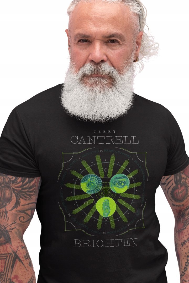 JERRY CANTRELL Alice in Chains KOSZULKA MĘSKA CZARNA T-SHIRT grunge L