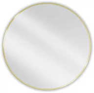 Lustra - Mexen Loft lustro łazienkowe okragłe 95 cm, rama złota - 9850-095-095-000-50 - miniaturka - grafika 1
