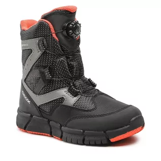 Buty dla dziewczynek - Śniegowce GEOX - J Flexyper B. B Abx D J269XD 0FU50 C0038 S Black/Orange - grafika 1
