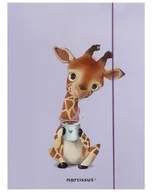 Szkolne artykuły papiernicze - Teczka A4 z gumką Żyrafa - Narcissus - miniaturka - grafika 1