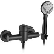 Baterie wannowe i prysznicowe - Rea Bateria prysznicowa REA Ontario Czarna - miniaturka - grafika 1